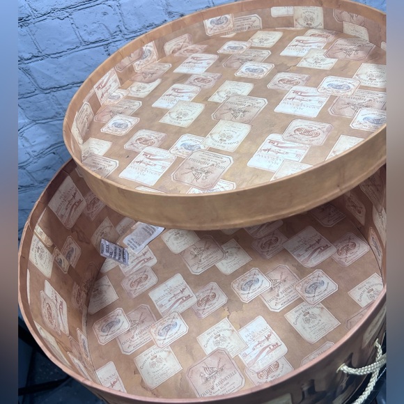 Vintage 2001 14” Diameter x 6” High Hat Box - Picture 6 of 11